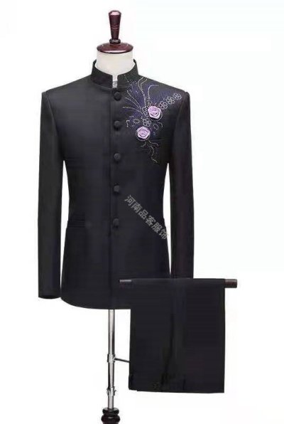 男中华立领，礼服